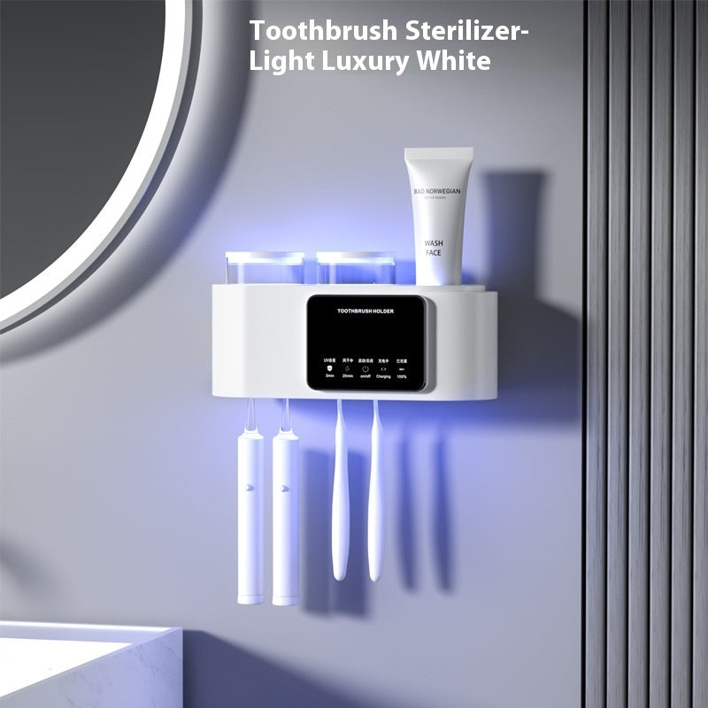 Dwelliy UV Toothbrush Sterilizer & Drying Storage