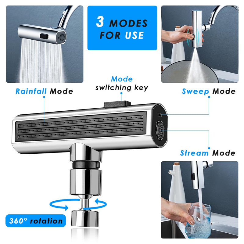 Dwelliy 360° Rotating Waterfall Faucet