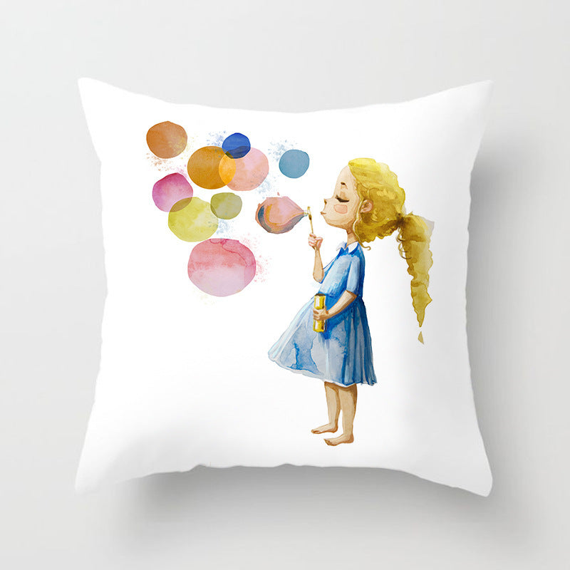 Dwelliy Cute Cartoon Series Pillowcase