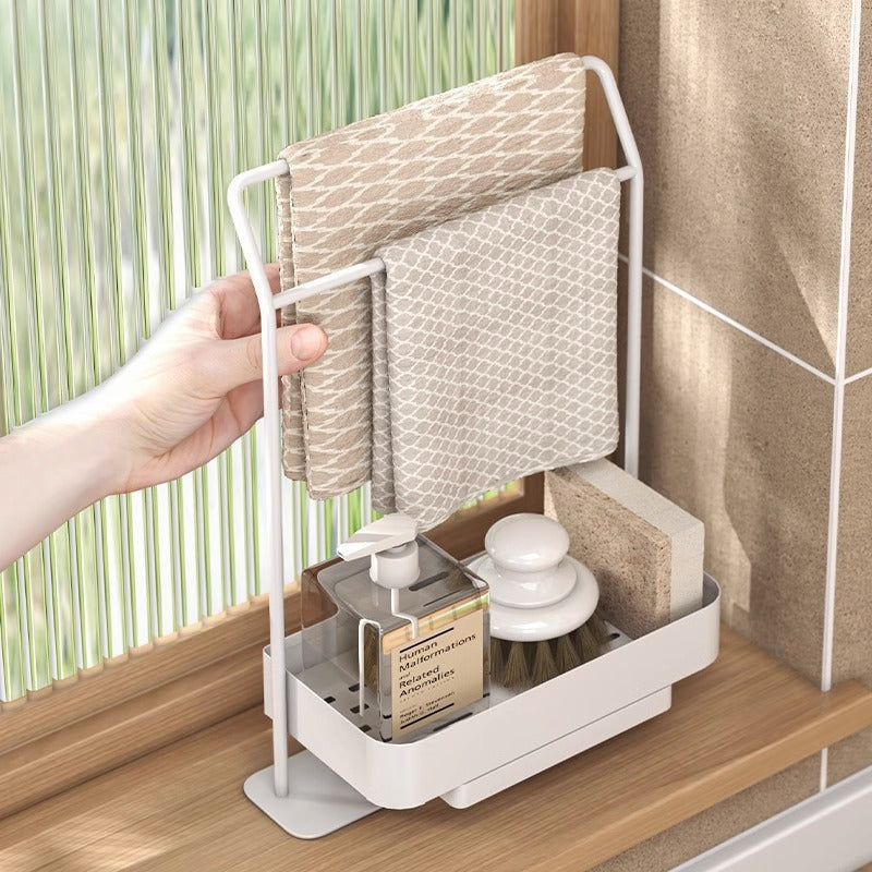 Dwelliy Rag Draining & Kitchen Storage Rack