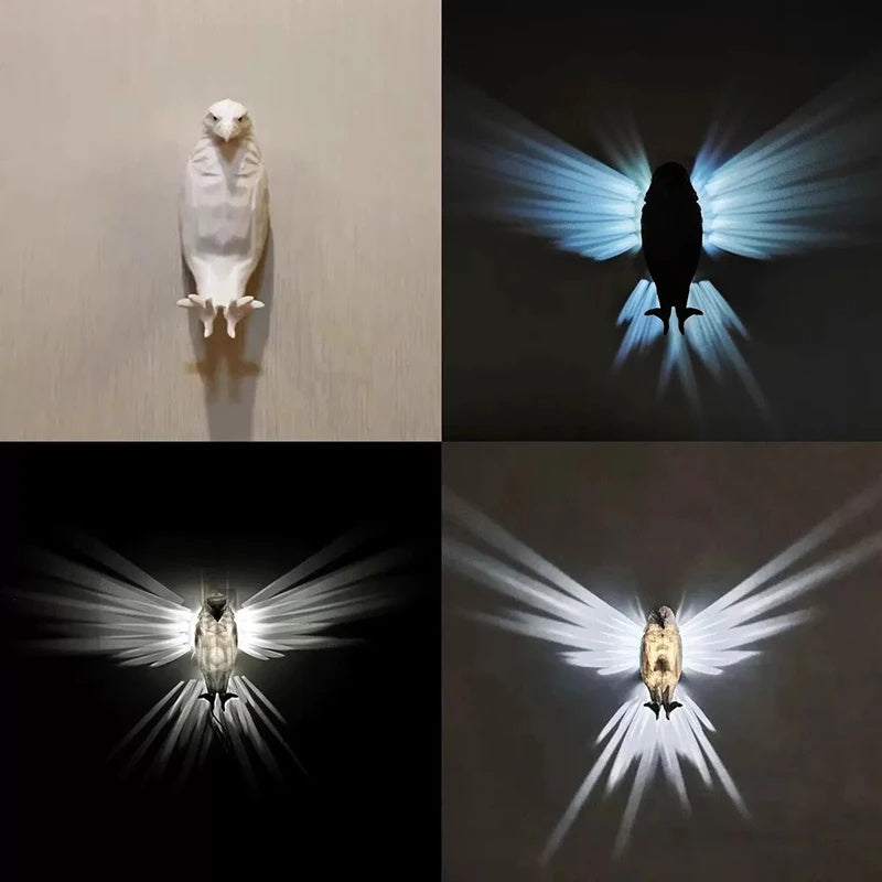 Dwelliy Creative Bird Wall Lamp