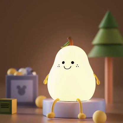 Dwelliy LED Pear Silicone Night Light