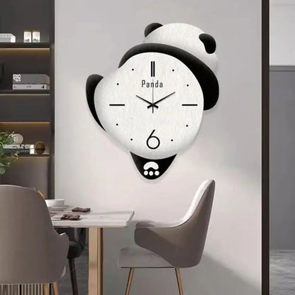 Dwelliy Panda Home Clock