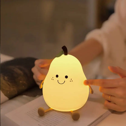 Dwelliy LED Pear Silicone Night Light