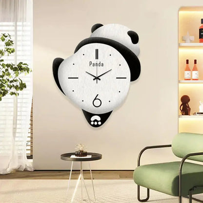 Dwelliy Panda Home Clock