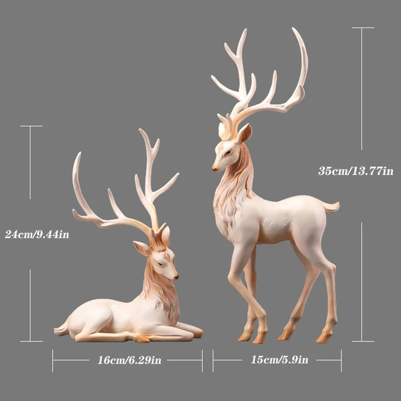 Dwelliy High-End Deer Statue