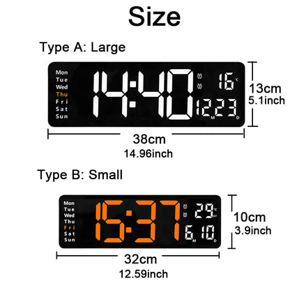 Dwelliy Wall-mounted Digital Clock