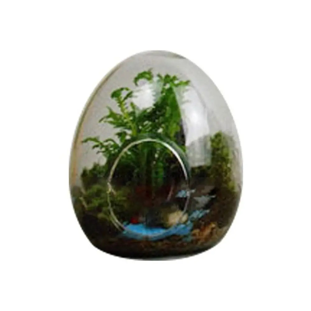 Dwelliy Egg-shaped Glass Vase