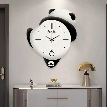 Dwelliy Panda Home Clock