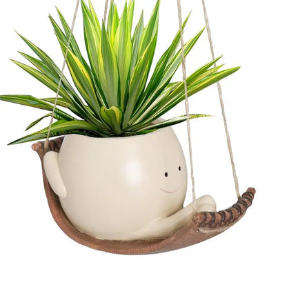 Flower Pot Swing Face-Garden Accessories