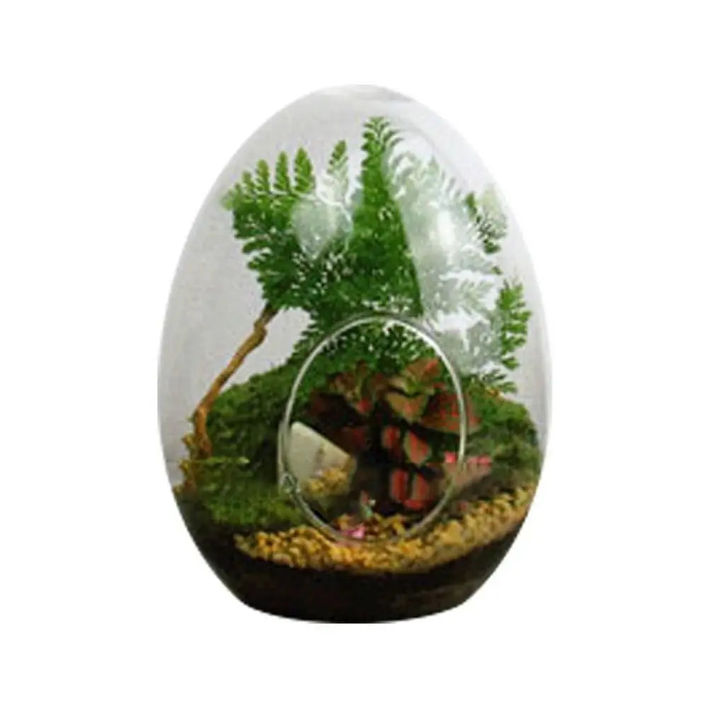 Dwelliy Egg-shaped Glass Vase