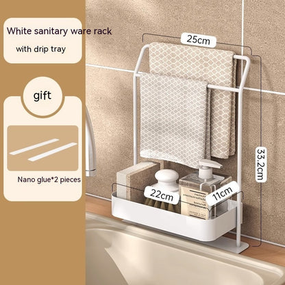 Dwelliy Rag Draining & Kitchen Storage Rack