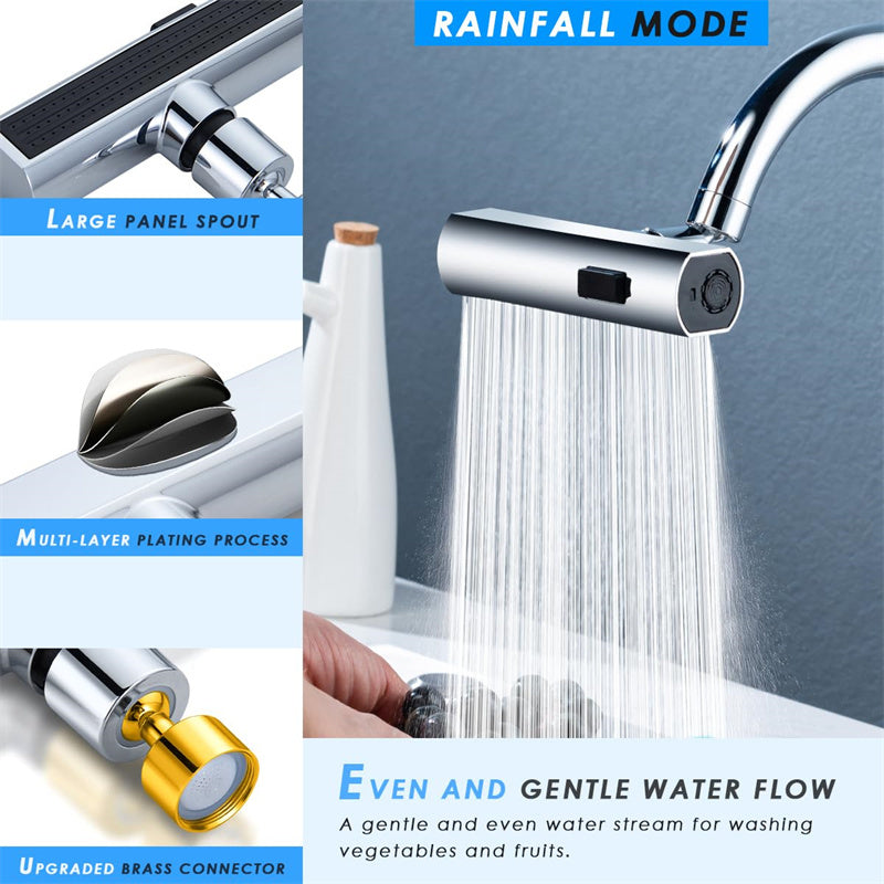 Dwelliy 360° Rotating Waterfall Faucet