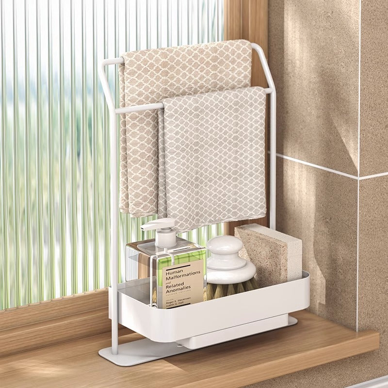 Dwelliy Rag Draining & Kitchen Storage Rack