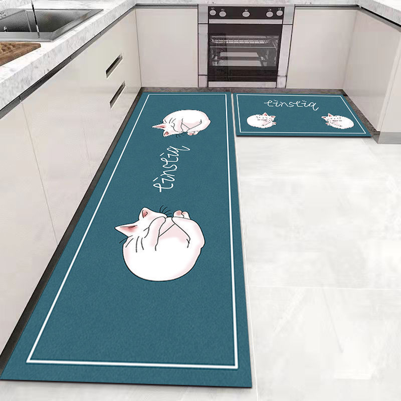 Dwelliy Kitchen Floor Non-slip Carpet