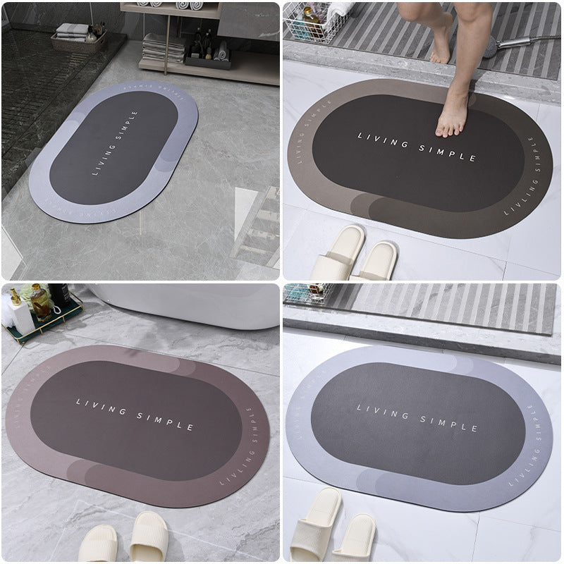 Dwelliy Bath Mat Super Absorbent